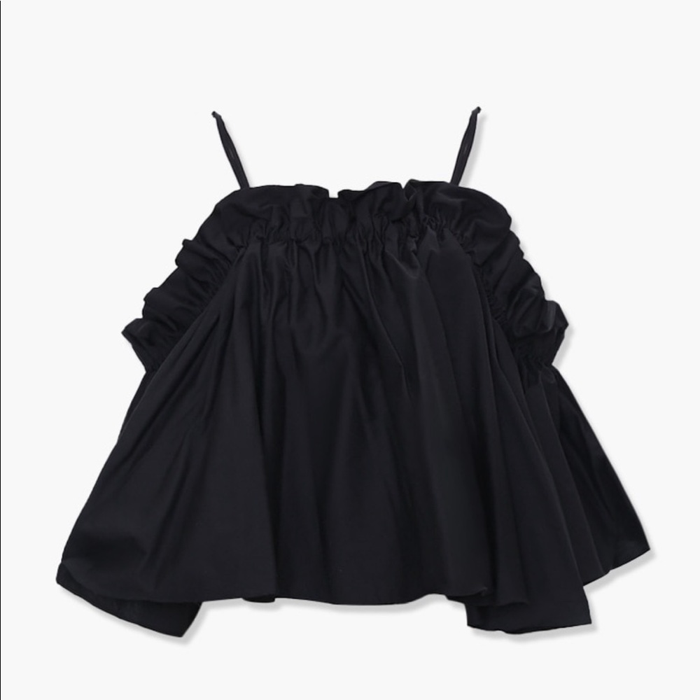 Tie-Strap Ruffle Top - Picture 2 of 3